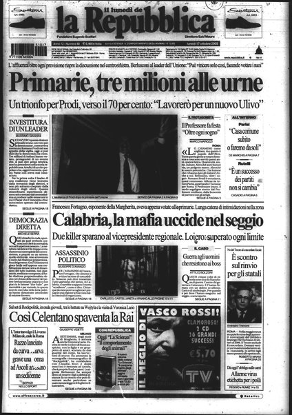 Il lunedì de La repubblica